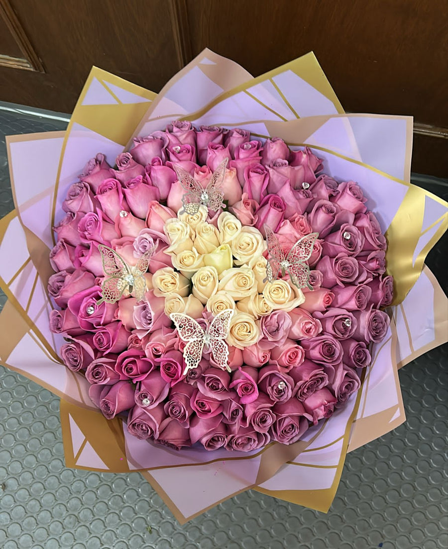 Ramo de 100 Rosas